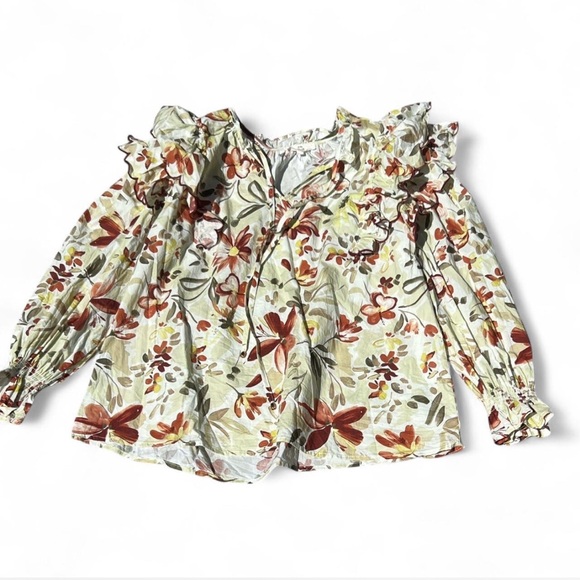 Floral Ruffle Blouse - Picture 2 of 4